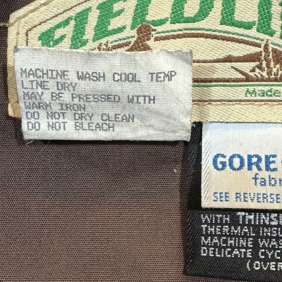 90s Vintage Fieldline USA Gore-Tex Thinsulate Camo Hunting Jacket Men’s L - Picture 15 of 16